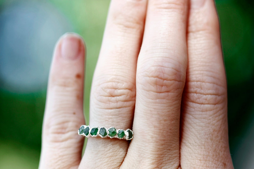 Evergreen · January Stackable Ring · Rings ·  Little Sycamore