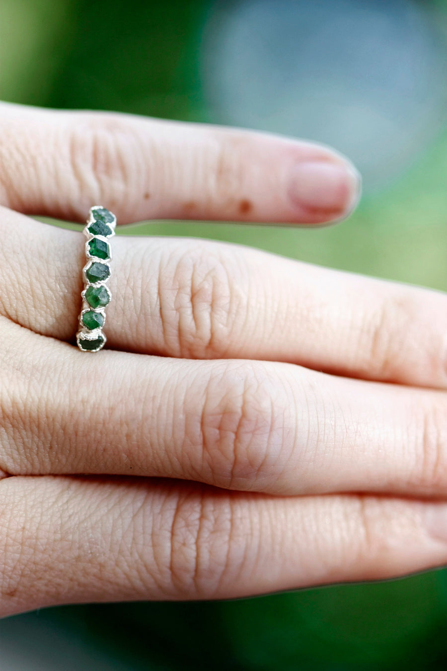 Evergreen · January Stackable Ring · Rings ·  Little Sycamore