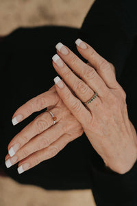 Evergreen · January Stackable Ring · Rings ·  Little Sycamore