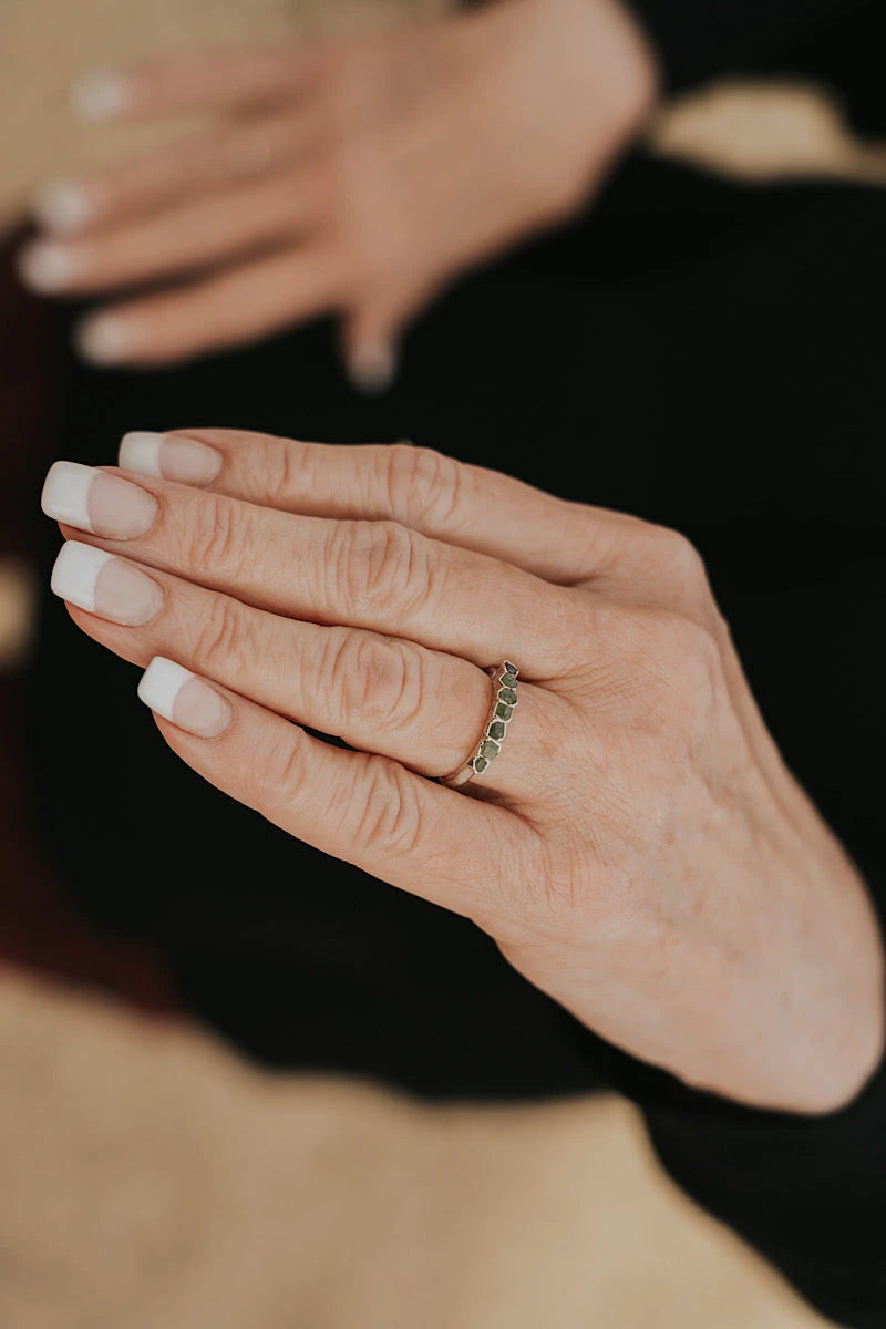 Evergreen · January Stackable Ring · Rings ·  Little Sycamore