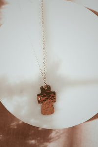 Steady Strength · Chunky Cross Necklace - Little Sycamore