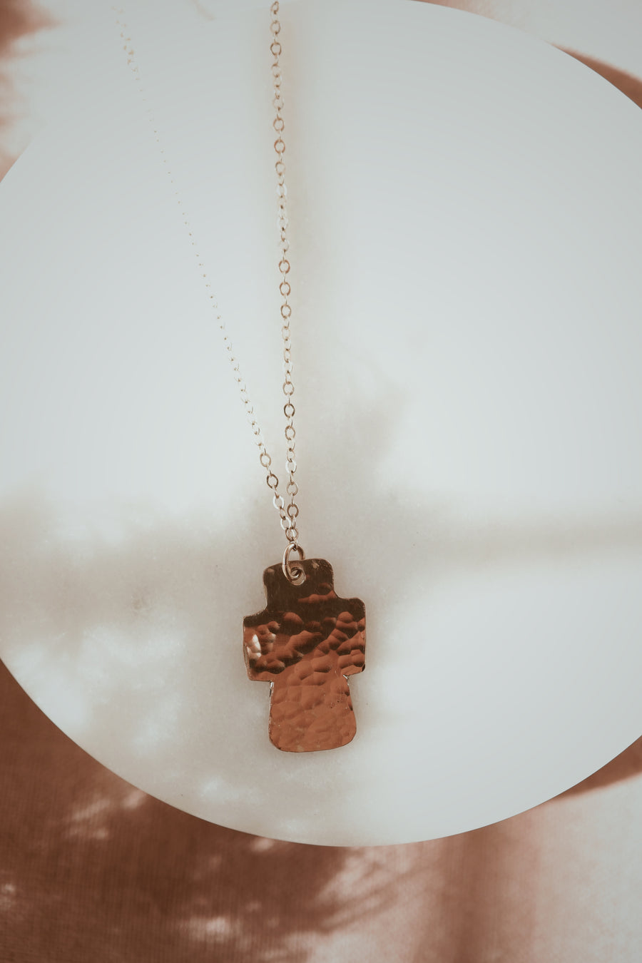 Steady Strength · Chunky Cross Necklace - Little Sycamore