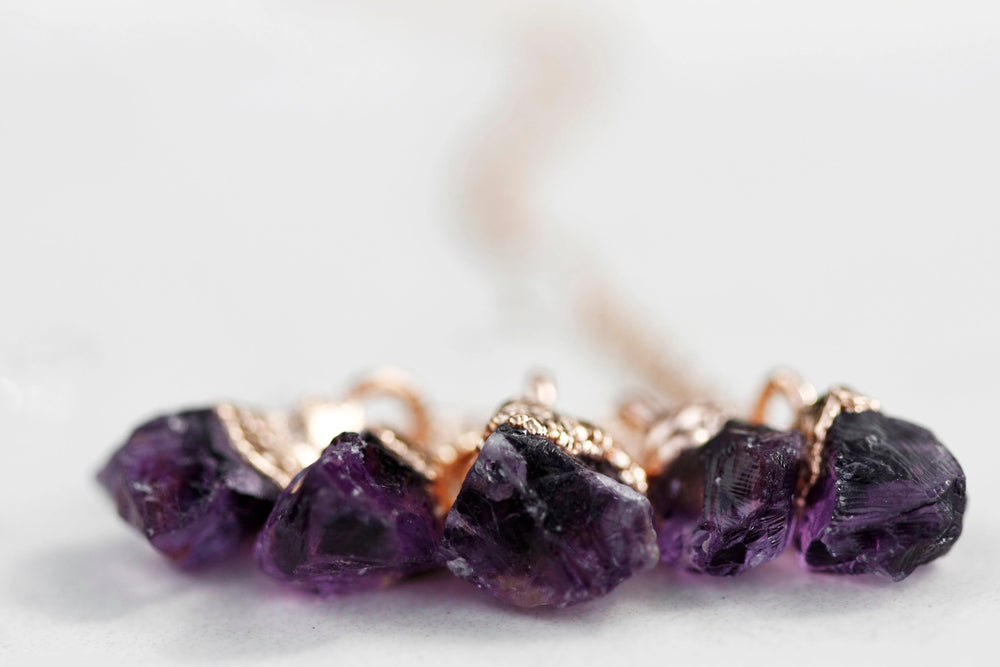 February Raindrops Necklace · Amethyst · Necklaces ·  Little Sycamore