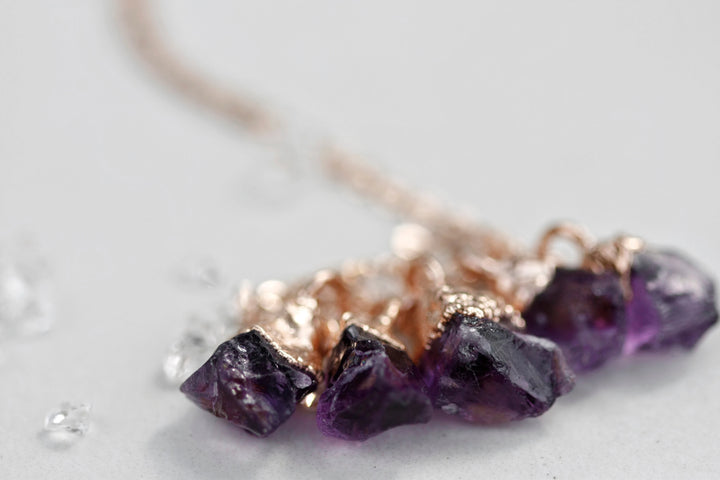 February Raindrops Necklace · Amethyst · Necklaces ·  Little Sycamore