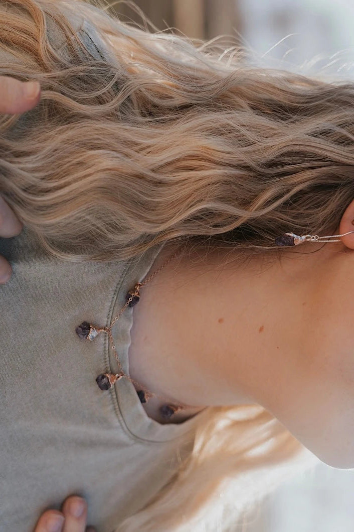 February Raindrops Necklace · Amethyst · Necklaces ·  Little Sycamore