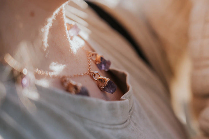 February Raindrops Necklace · Amethyst · Necklaces ·  Little Sycamore