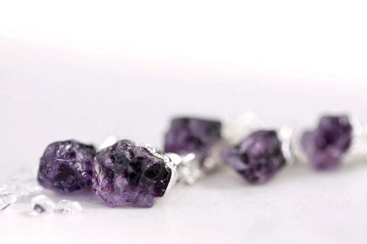 February Raindrops Necklace · Amethyst · Necklaces ·  Little Sycamore