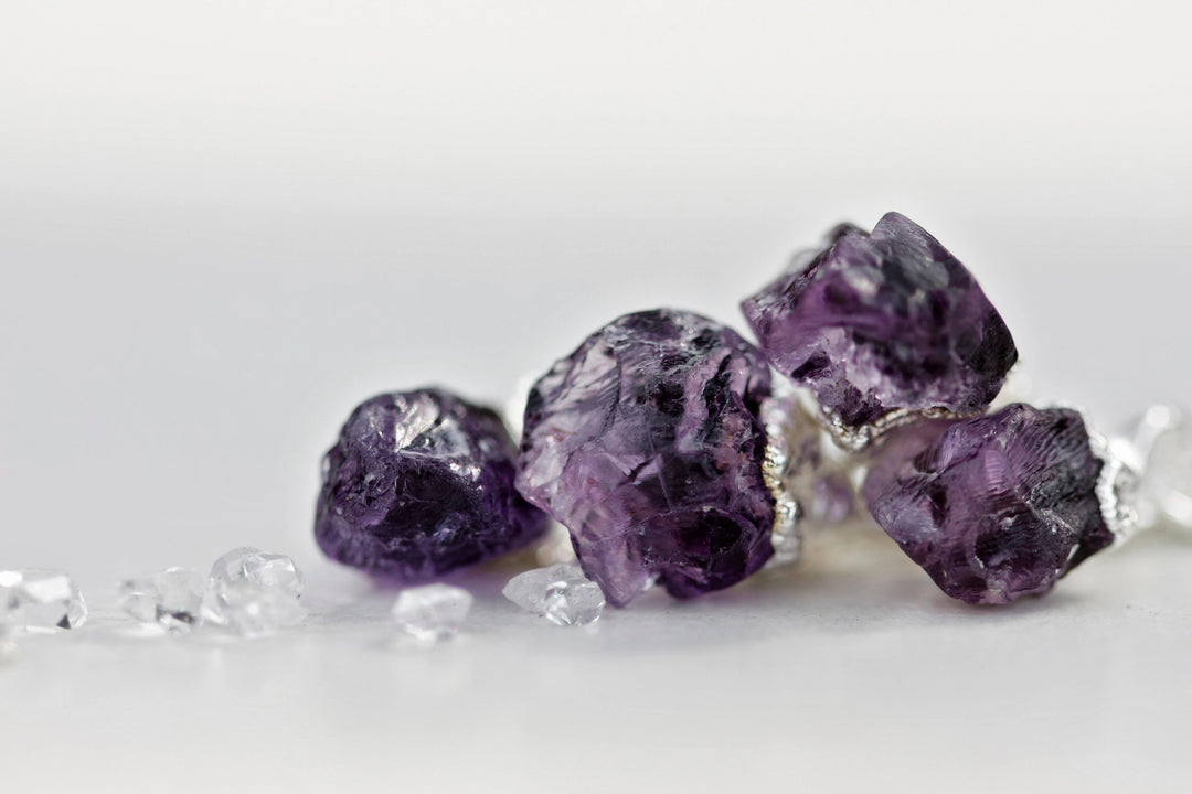 February Raindrops Necklace · Amethyst · Necklaces ·  Little Sycamore