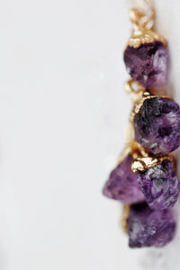 February Raindrops Necklace · Amethyst · Necklaces ·  Little Sycamore