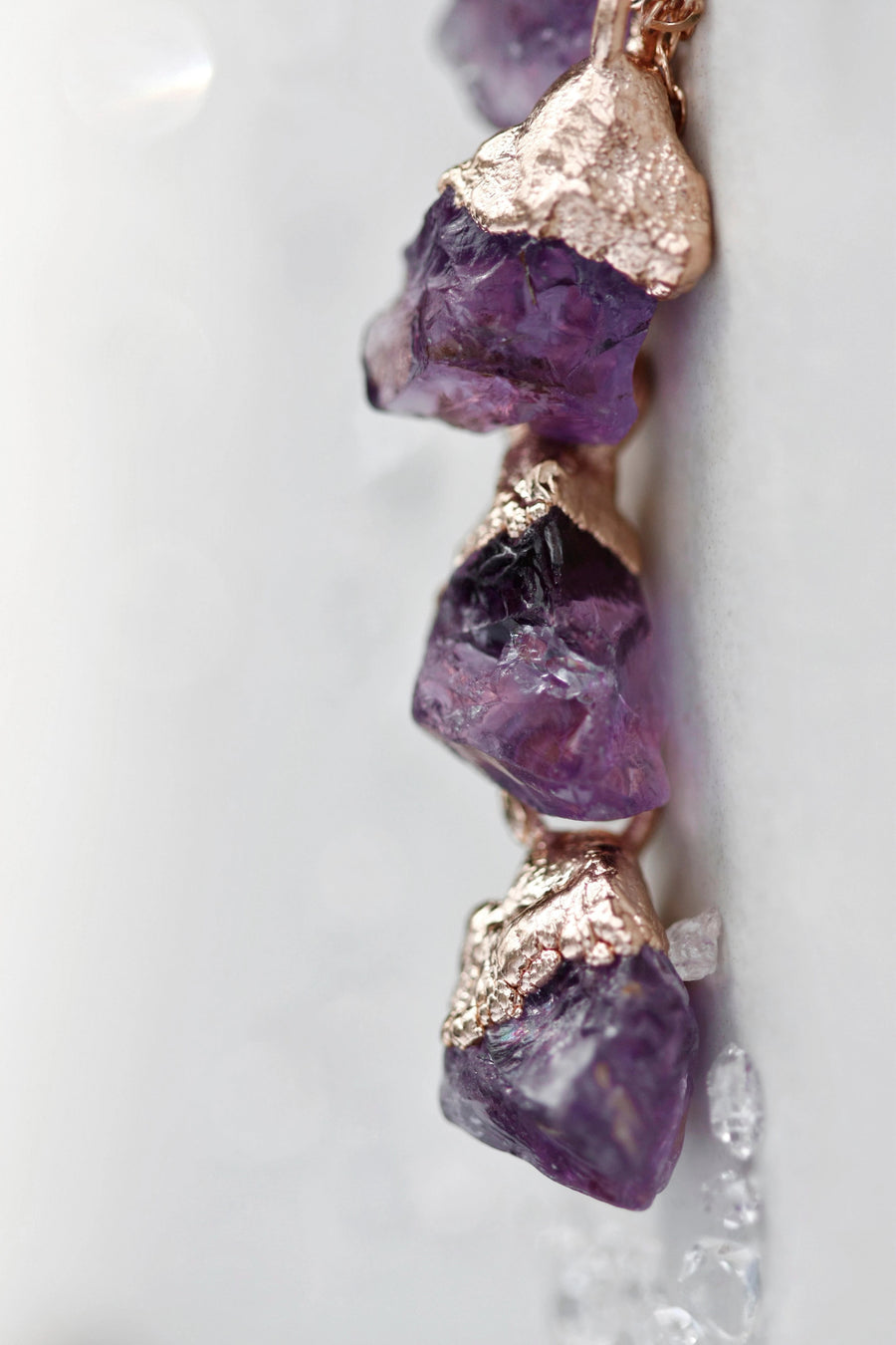 February Raindrops Necklace · Amethyst · Necklaces ·  Little Sycamore
