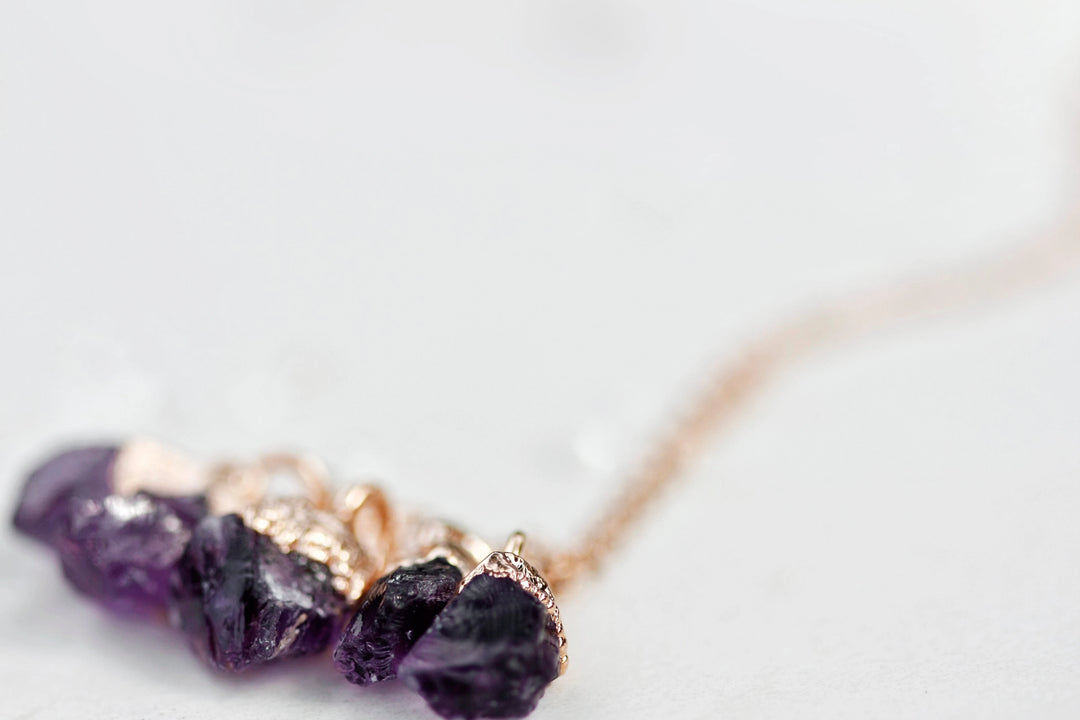 February Raindrops Necklace · Amethyst · Necklaces ·  Little Sycamore