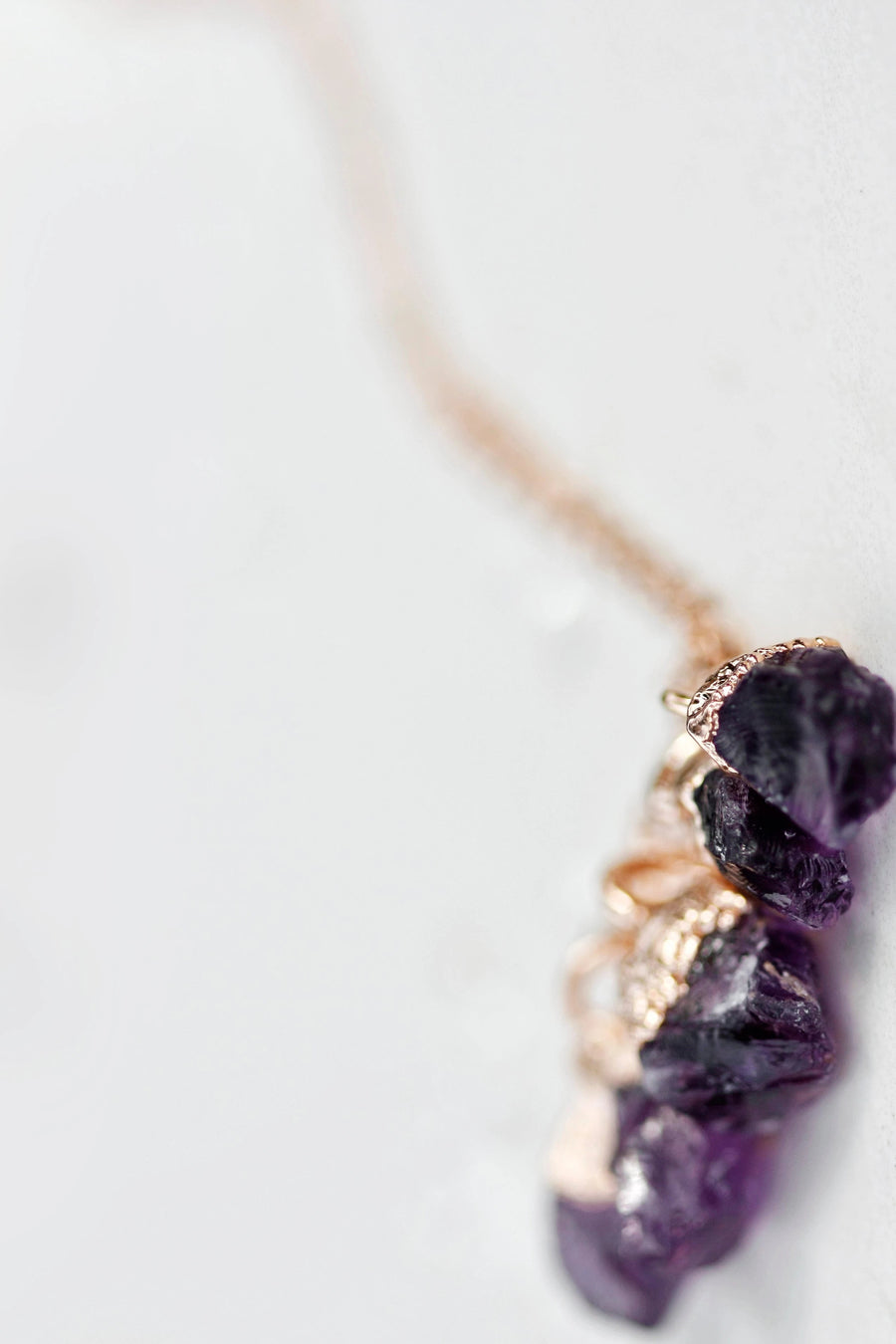 February Raindrops Necklace · Amethyst · Necklaces ·  Little Sycamore