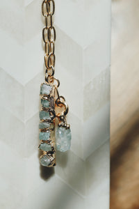 Cascade Necklace · Aquamarine (Limited Edition) - Little Sycamore