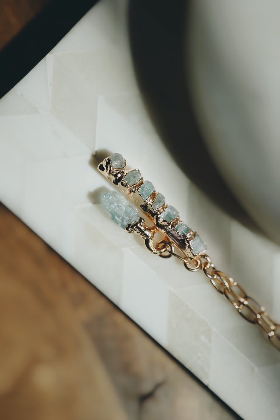 Cascade Necklace · Aquamarine (Limited Edition) - Little Sycamore