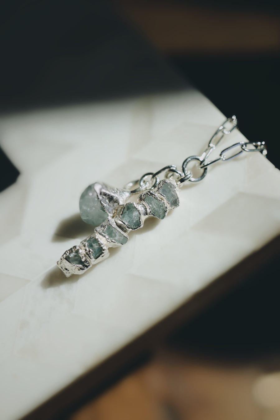 Cascade Necklace · Aquamarine (Limited Edition) - Little Sycamore