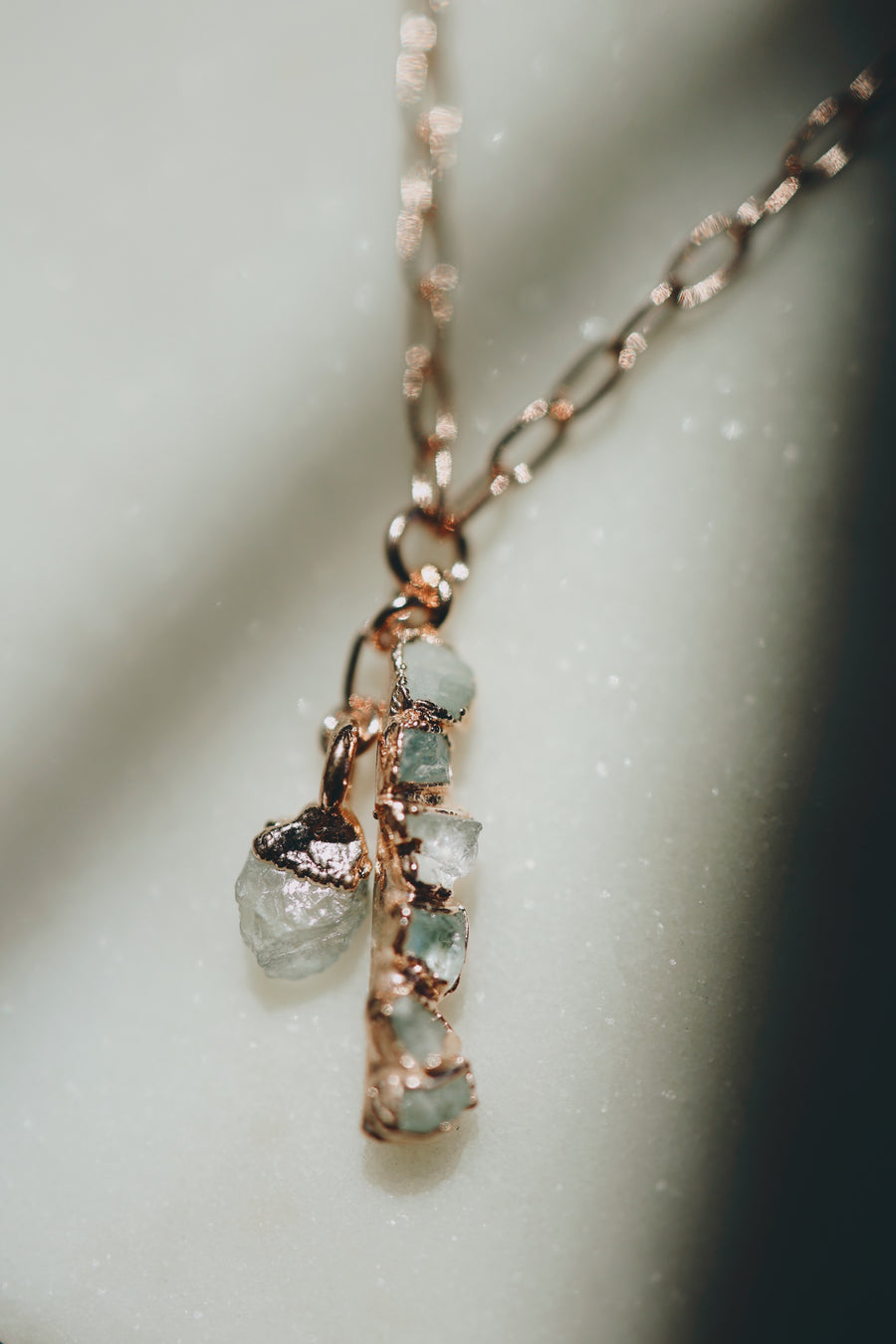 Cascade Necklace · Aquamarine (Limited Edition) - Little Sycamore