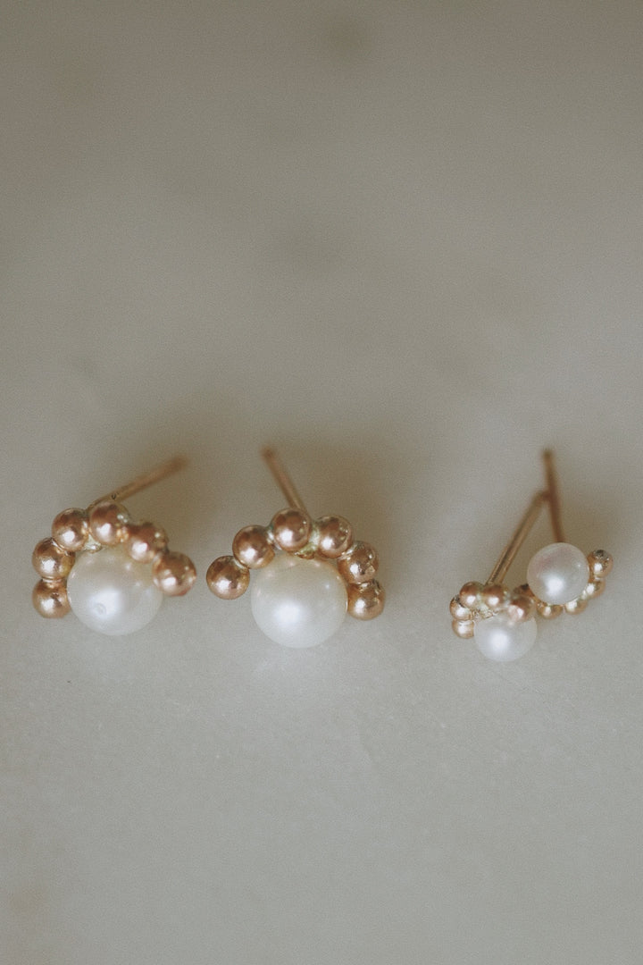 Pearl Rainbow Earrings