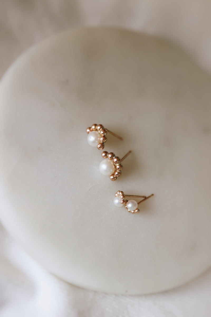 Pearl Rainbow Earrings