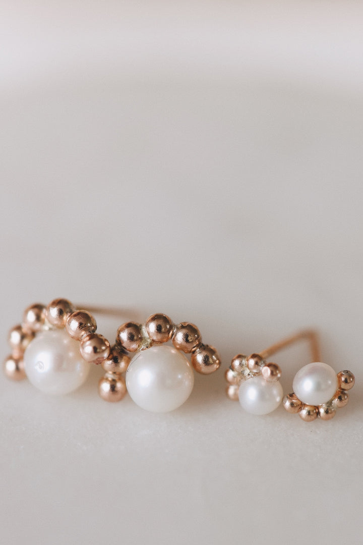 Pearl Rainbow Earrings