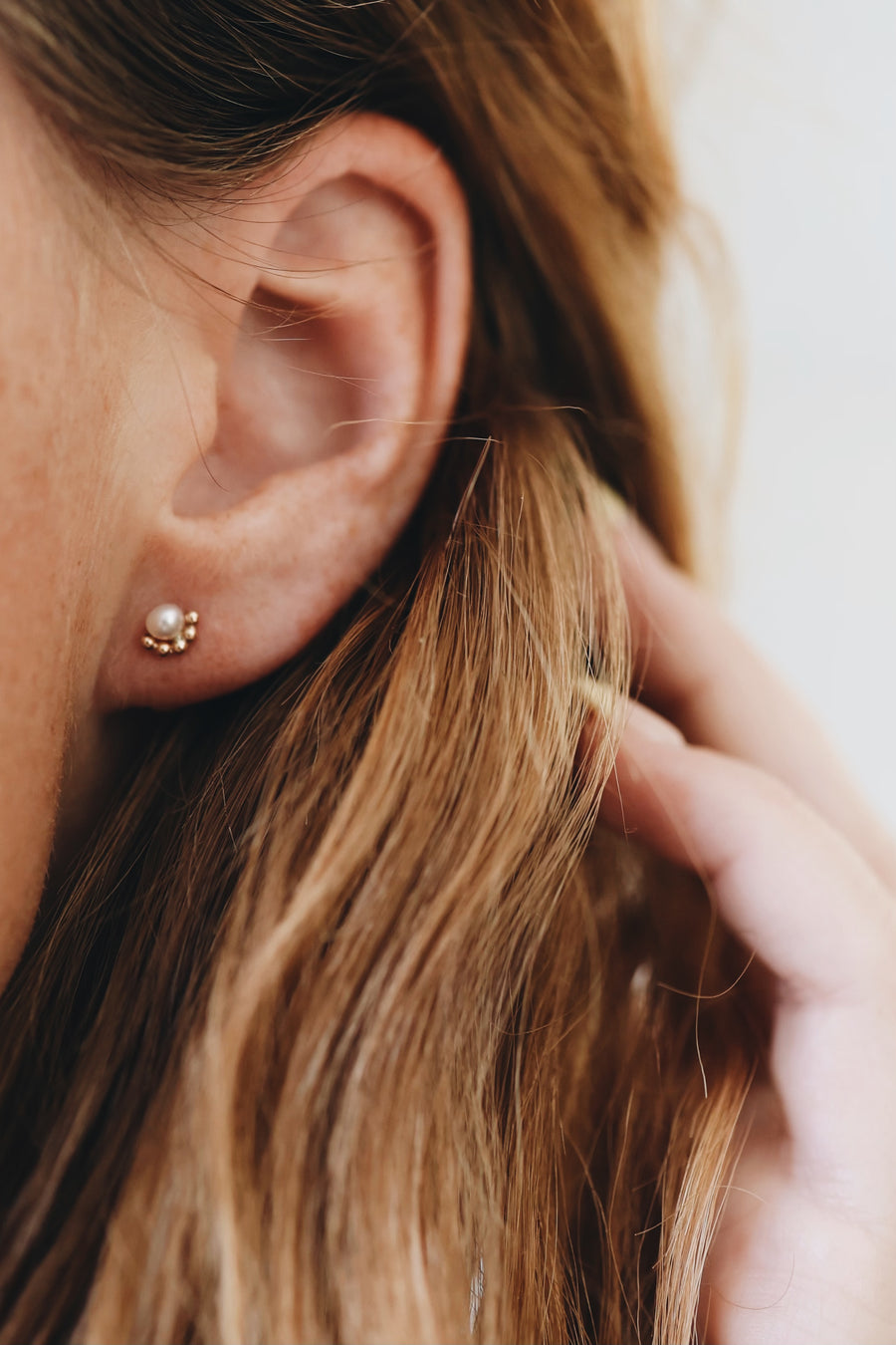 Pearl Rainbow Earrings