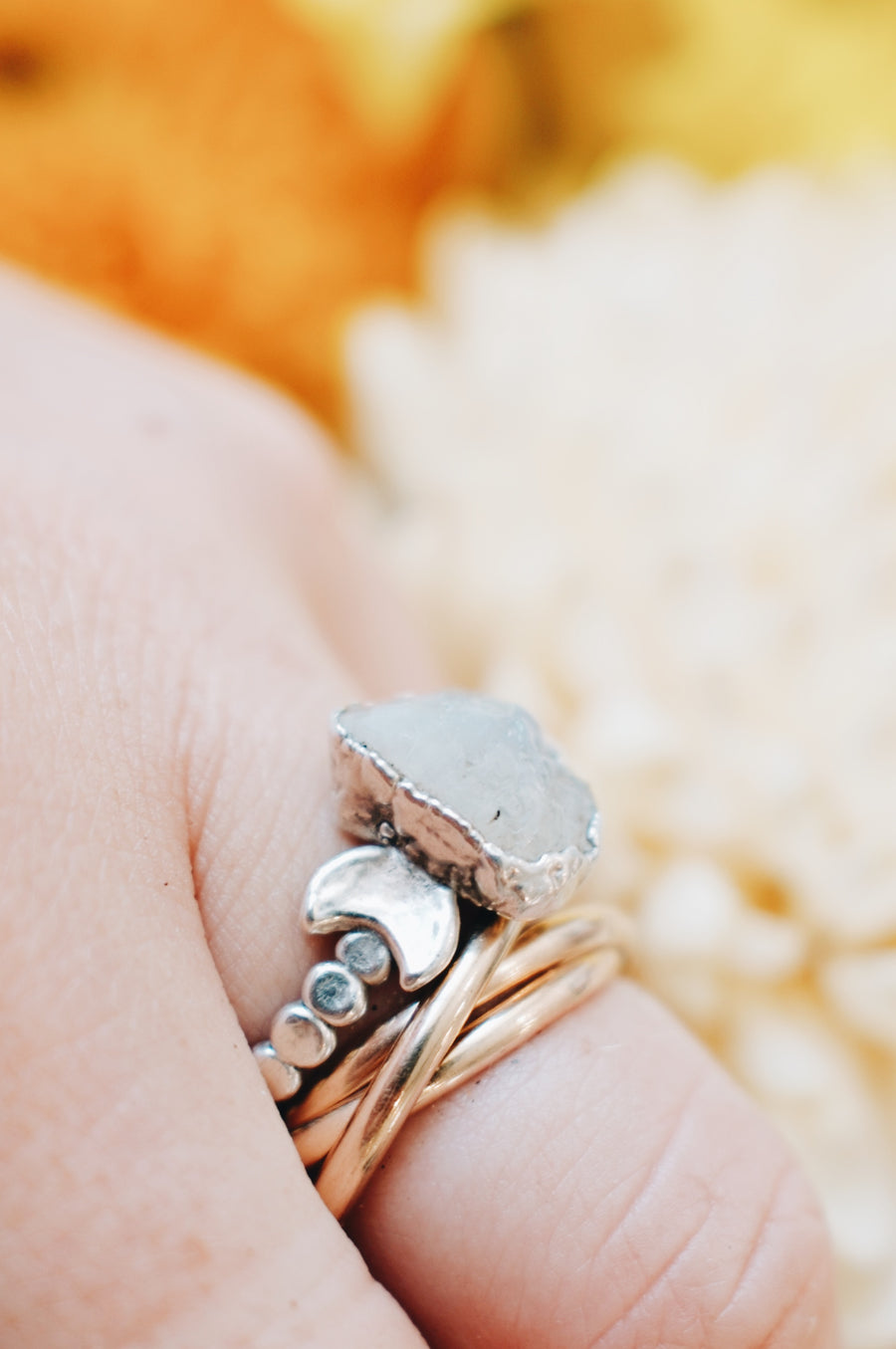 Luna · Moonstone Ring - Little Sycamore