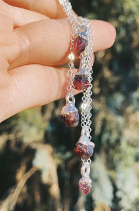 Garnet Little Rock Necklace · January · Necklaces ·  Little Sycamore