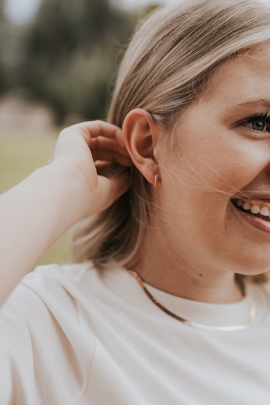 Glimmer Hoop Earrings · Earrings ·  Little Sycamore