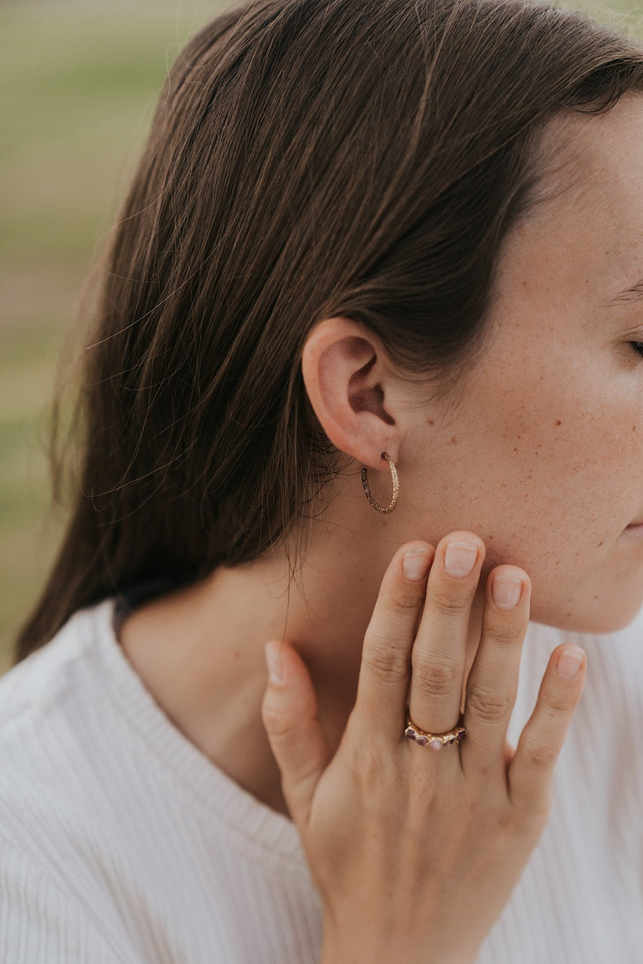 Glimmer Hoop Earrings · Earrings ·  Little Sycamore