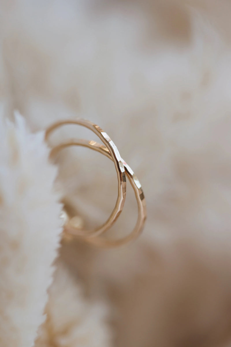 Hammered Hoop Earrings · Earrings ·  Little Sycamore