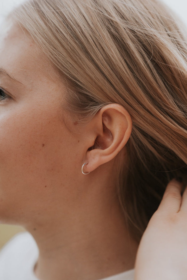 Hammered Hoop Earrings · Earrings ·  Little Sycamore