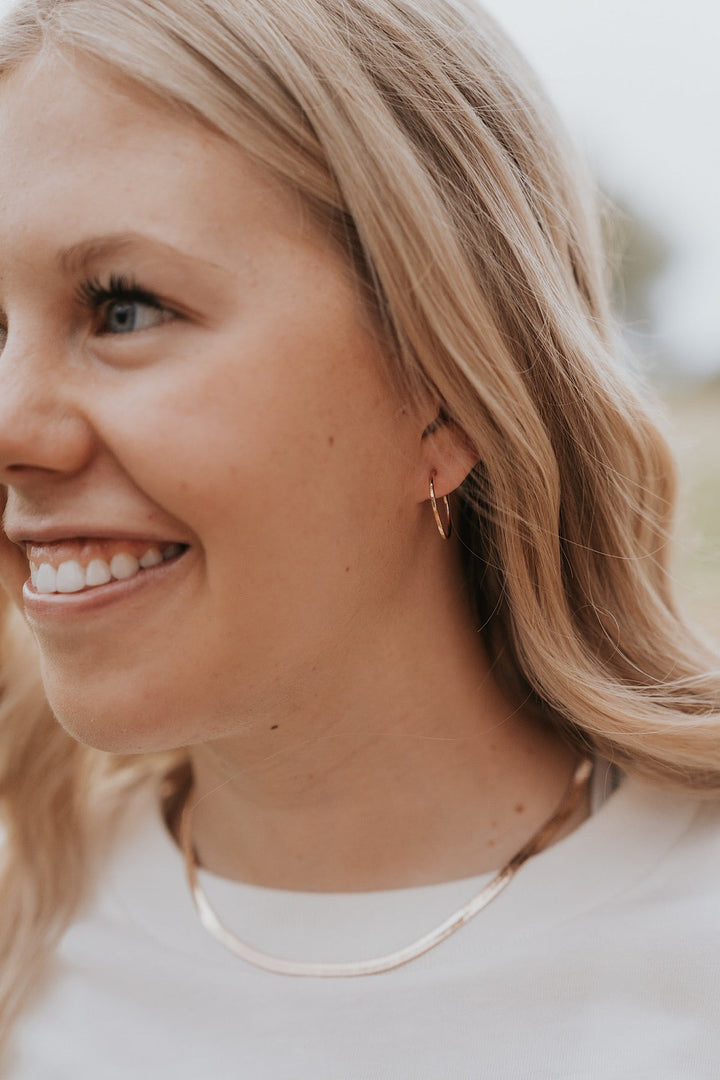 Hammered Hoop Earrings · Earrings ·  Little Sycamore