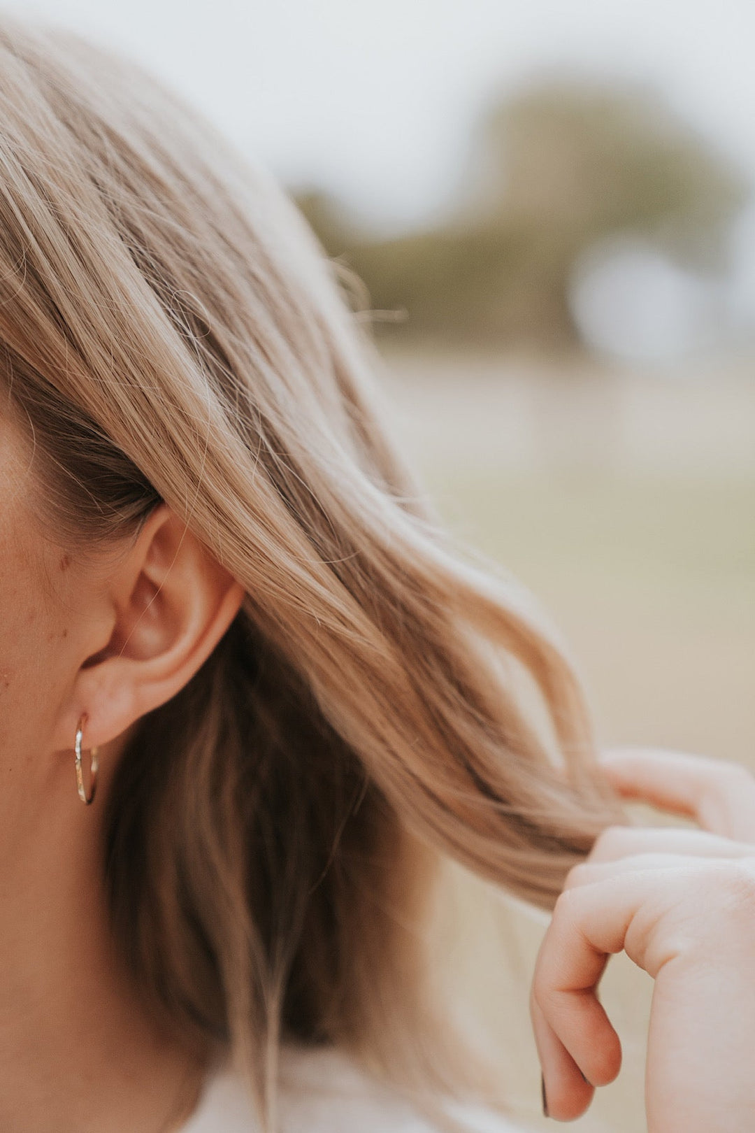 Hammered Hoop Earrings · Earrings ·  Little Sycamore