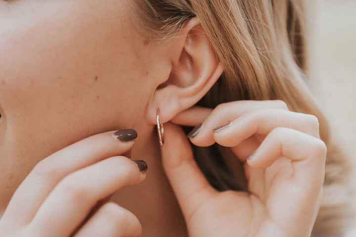 Hammered Hoop Earrings · Earrings ·  Little Sycamore