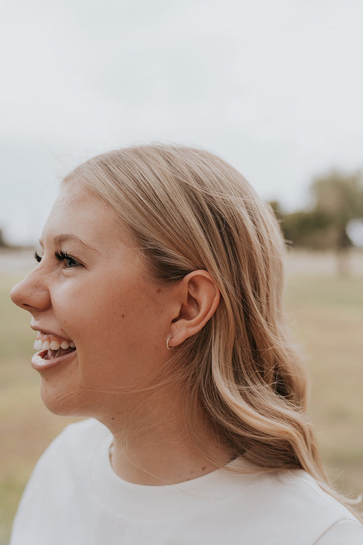 Hammered Hoop Earrings · Earrings ·  Little Sycamore