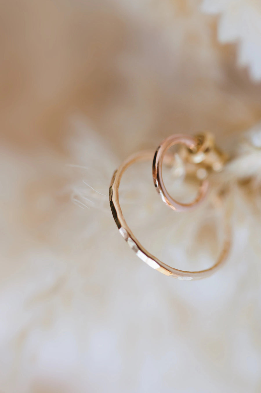Hammered Hoop Earrings · Earrings ·  Little Sycamore