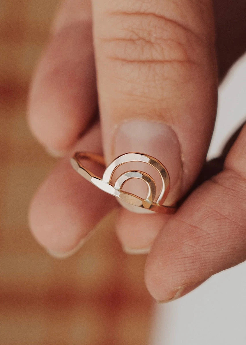 Hammered Rainbow Ring · Rings ·  Little Sycamore