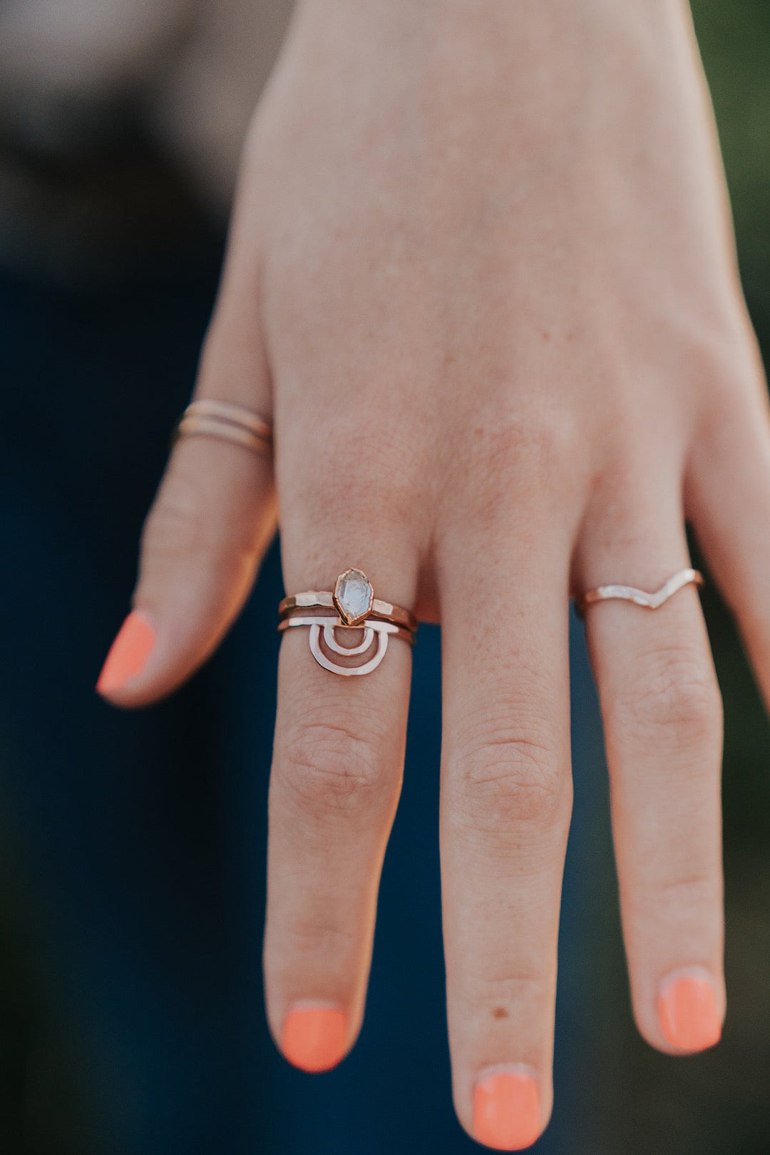 Hammered Rainbow Ring · Rings ·  Little Sycamore