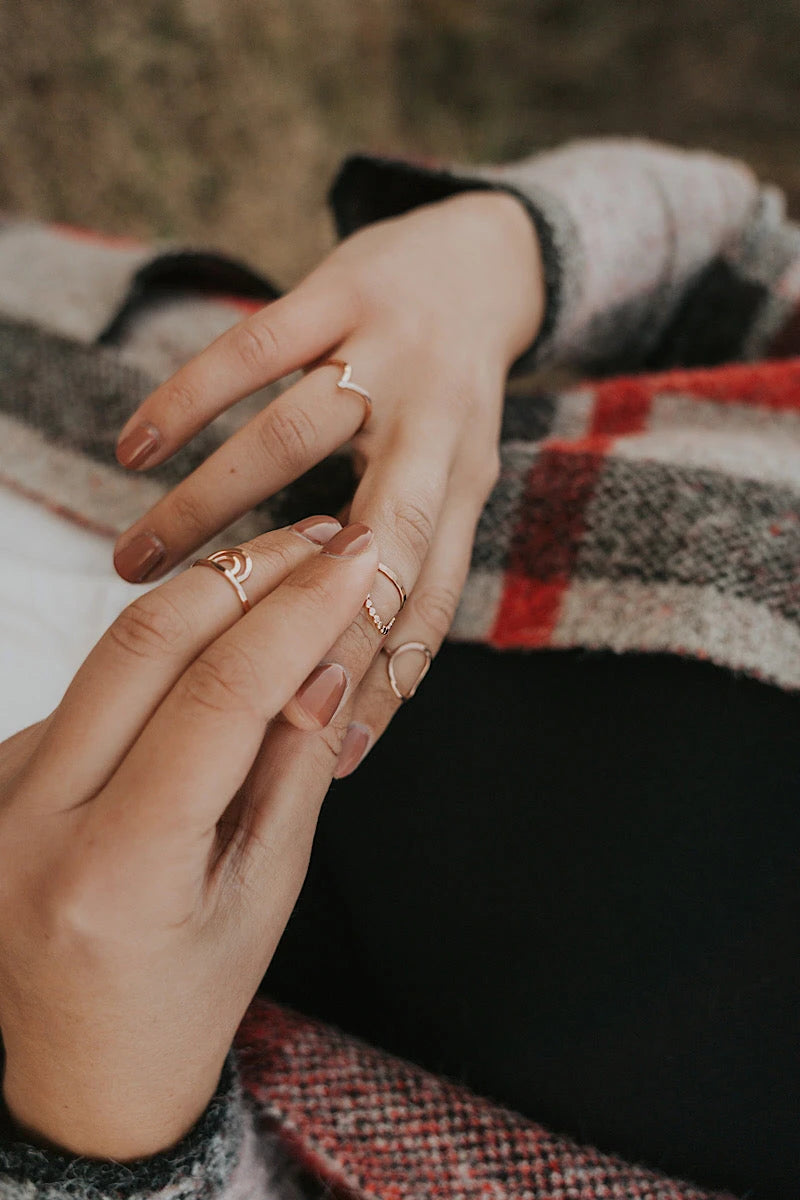 Hammered Rainbow Ring · Rings ·  Little Sycamore