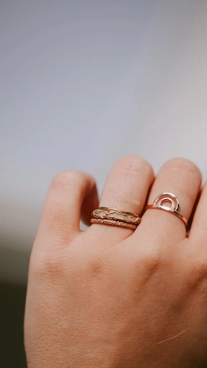 Hammered Rainbow Ring · Rings ·  Little Sycamore