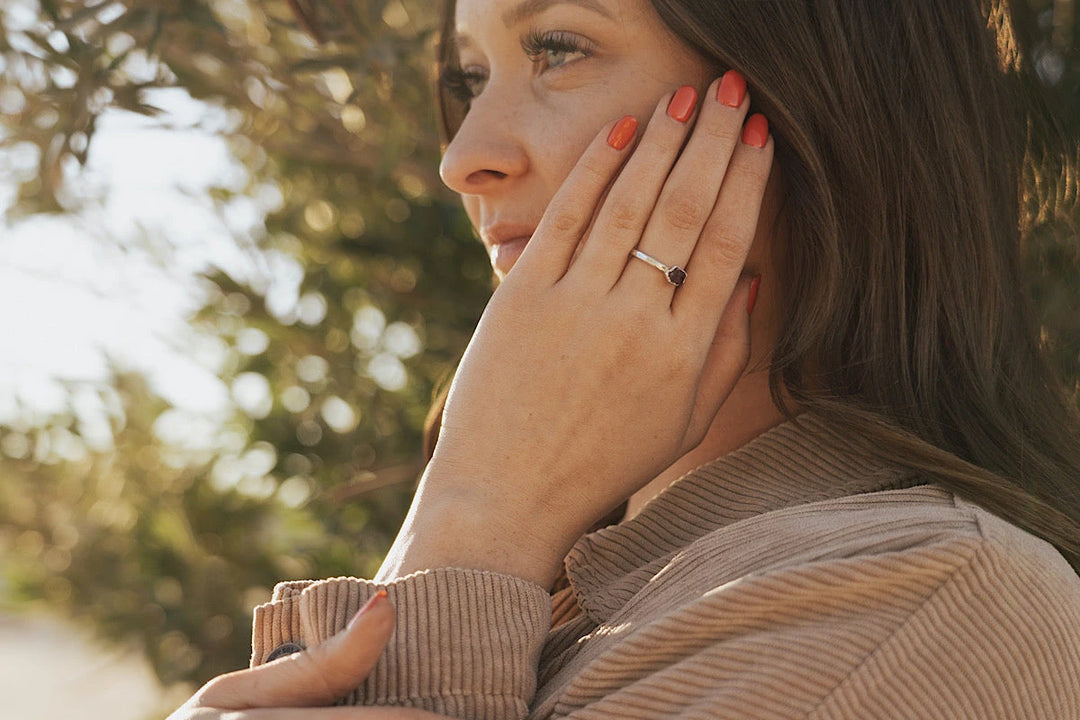 Heart · January Stackable Ring · Rings ·  Little Sycamore