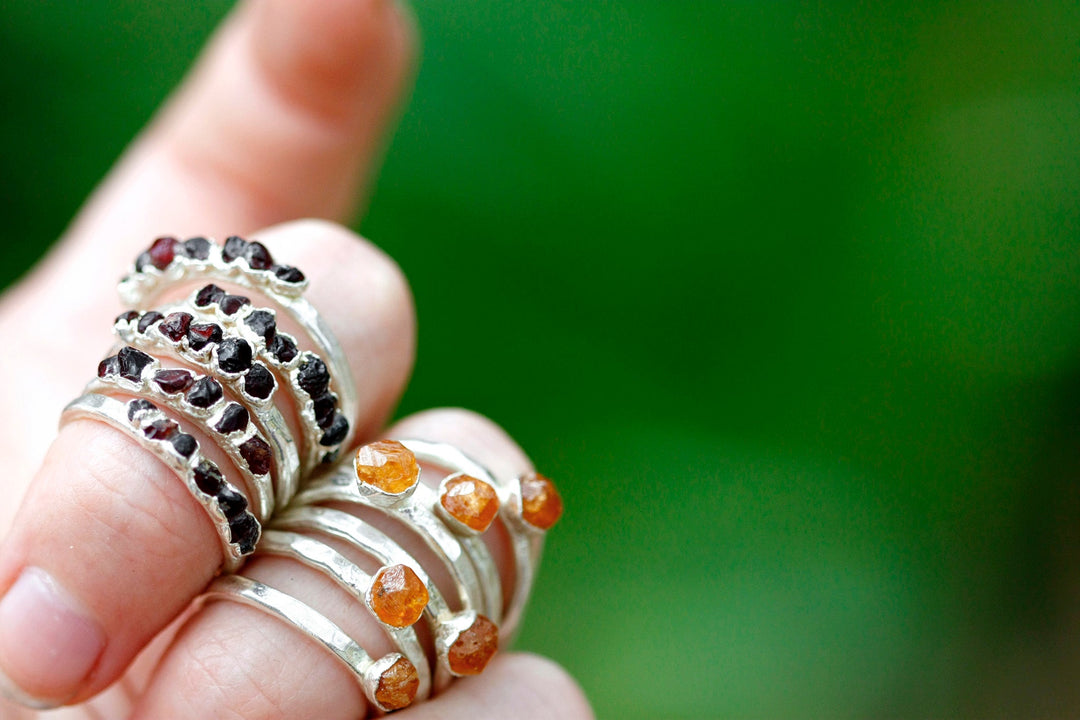 Heartbeat · January Stackable Ring · Rings ·  Little Sycamore