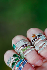 Heartbeat · January Stackable Ring · Rings ·  Little Sycamore