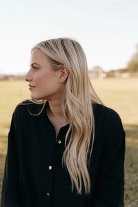 Hexagon Hoop Earrings · Earrings ·  Little Sycamore