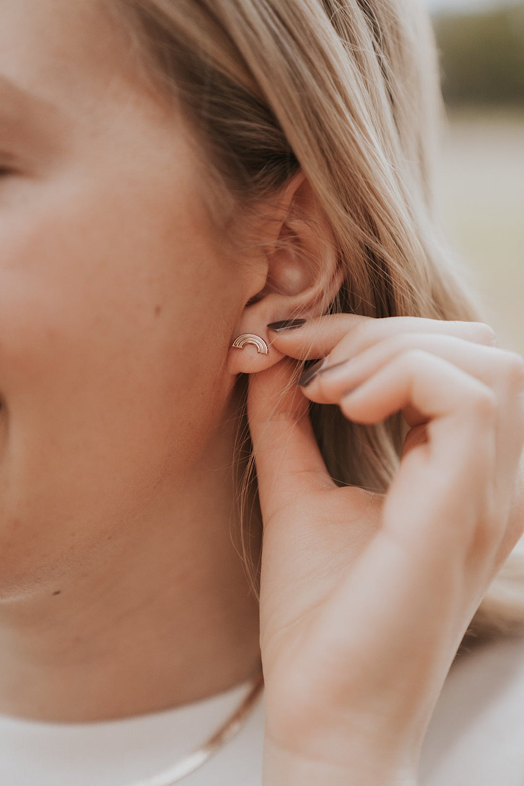 Hugging Rainbow Stud Earrings · Earrings ·  Little Sycamore