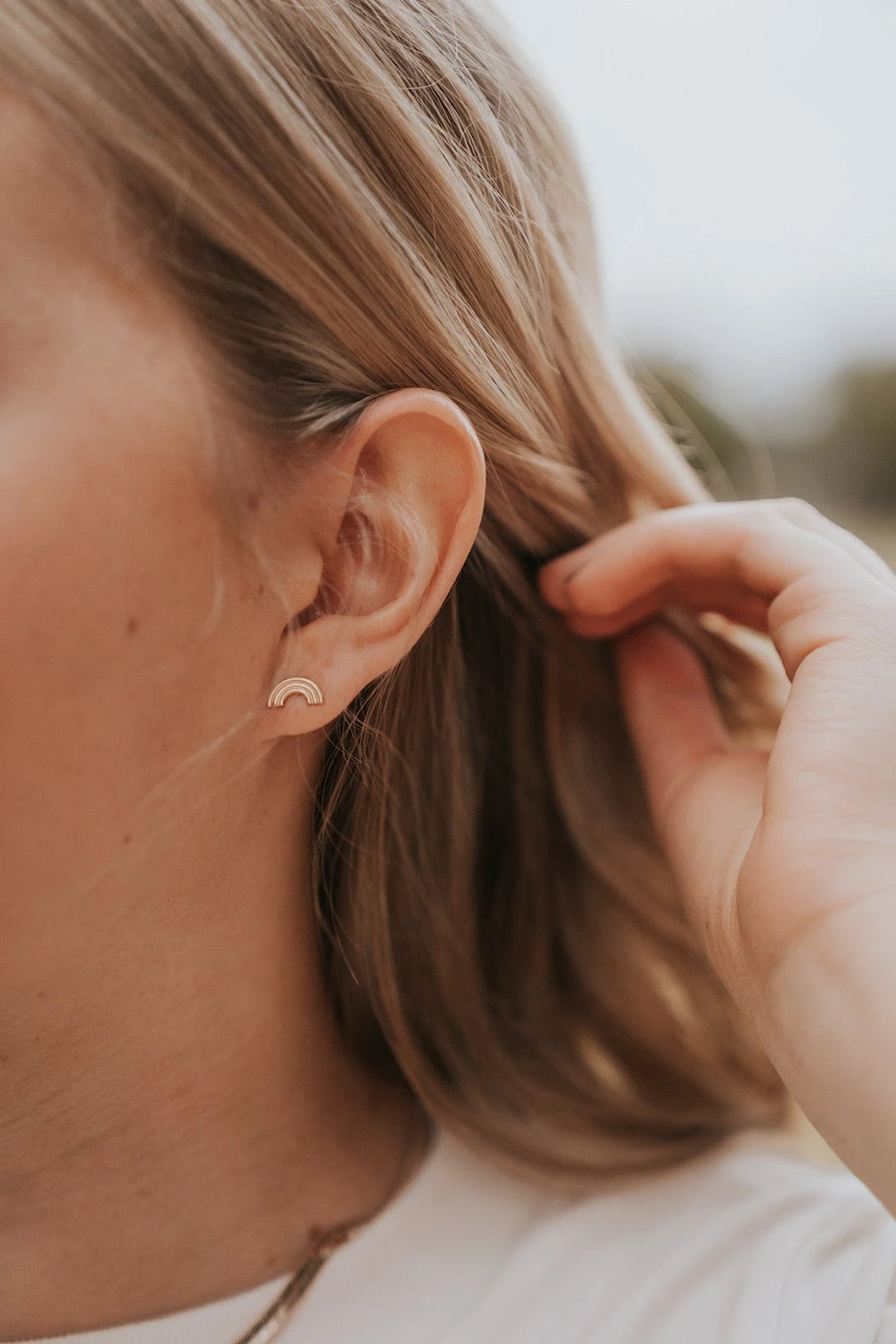 Hugging Rainbow Stud Earrings · Earrings ·  Little Sycamore