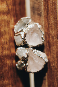 I Am Loved Earrings · Rose Quartz, Moonstone, Diamond Quartz · Earrings ·  Little Sycamore
