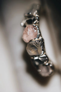 I Am Loved Ring · Rose Quartz, Moonstone, Diamond Quartz · Rings ·  Little Sycamore