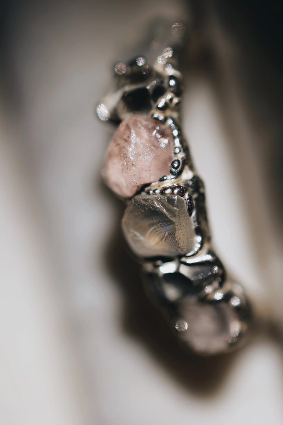 I Am Loved Ring · Rose Quartz, Moonstone, Diamond Quartz · Rings ·  Little Sycamore