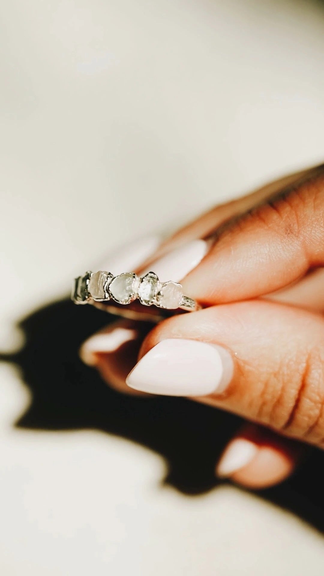 I Am Loved Ring · Rose Quartz, Moonstone, Diamond Quartz · Rings ·  Little Sycamore