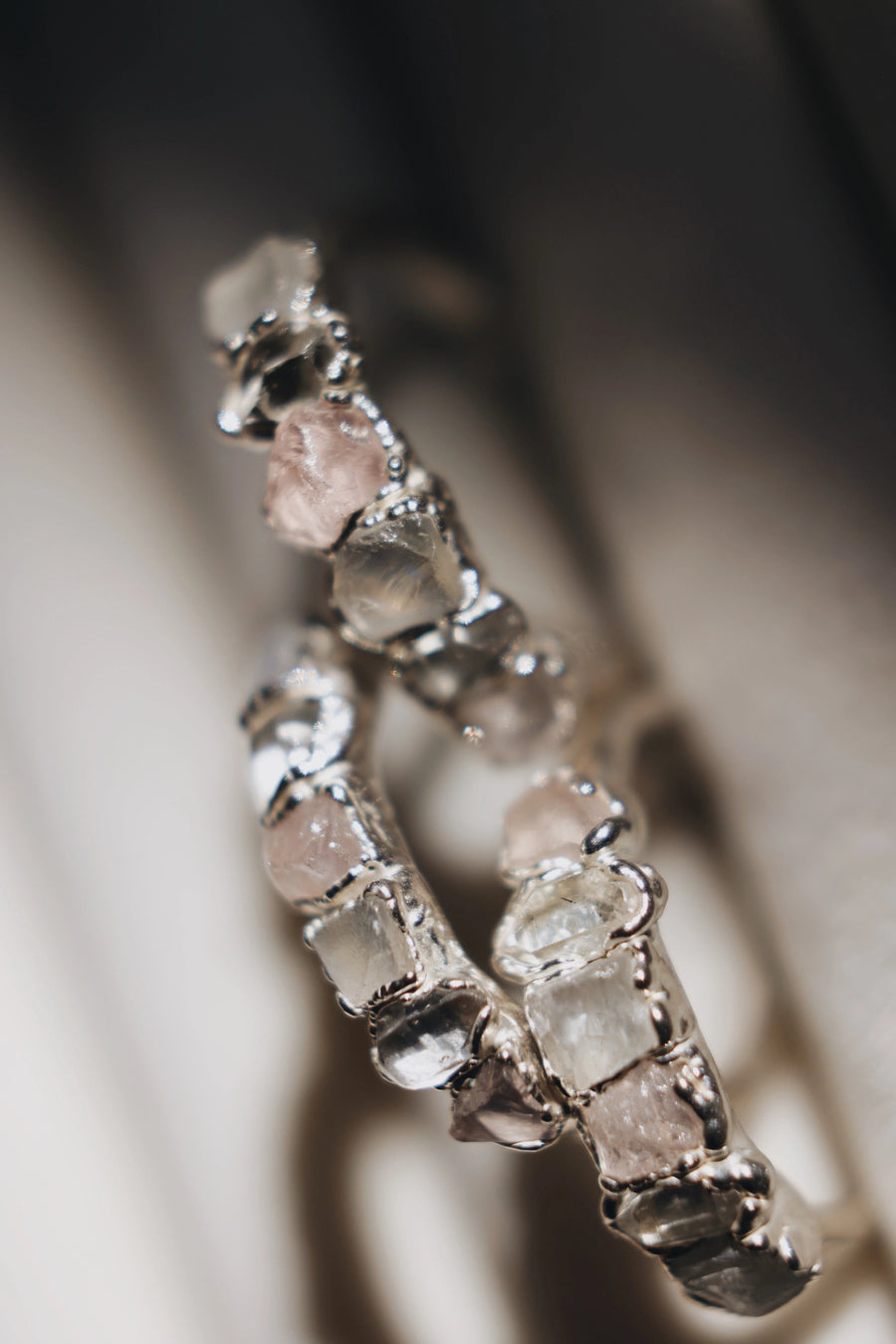 I Am Loved Ring · Rose Quartz, Moonstone, Diamond Quartz · Rings ·  Little Sycamore